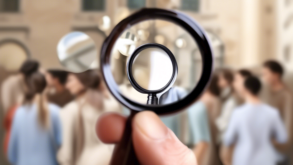 ## DALL-E Prompt Options for בחירת סוכן ביטוח: המדריך המלא: nn**Option 1 (Literal):** nA hand holding a magnifying glass over a group of diverse people wearing suits, with the words בחירת סוכן ביטוח f